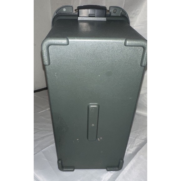 Cabela’s 3664 Plastic Dry-Storage Ammo Box/Can Tactical-Green flip top/ Good - Picture 13 of 16